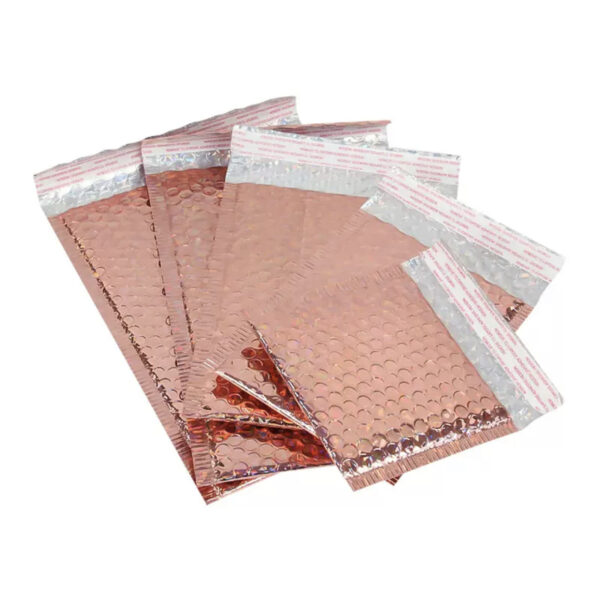 Rose gold glossy bubble mailer (pack of 10pcs)