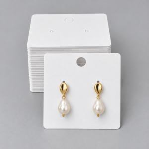 Earring card with transparent nylon (price is for 100pcs)