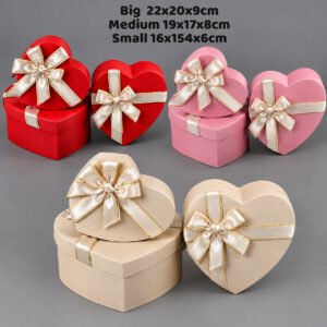 Christmas & valentine 3in1 heart gift box