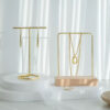 Wooden Necklace display stand (earring display stand is not included)