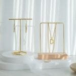 Wooden Necklace display stand (earring display stand is not included)