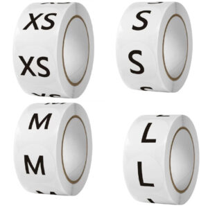 Size sticker (100pcs)