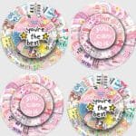 Positive affirmation Stickers (pack of 50pcs)