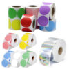 Round sticky paper 50x50mm (for all thermal printers). 600sticker,