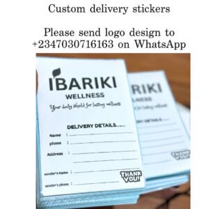 Custom delivery sticker (50pcs )