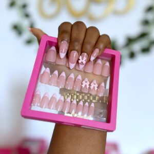 P27 (24 Press on on nail tips & installation kit)