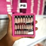 P18 (24 Press on on nail tips & installation kit)