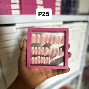 P25 (24 Press on on nail tips & installation kit)