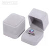 Suede ring box