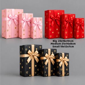 Christmas & valentine Small 3 in 1 gift box