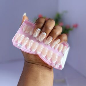 04 press on nails (24 nail tips and free prep kit)