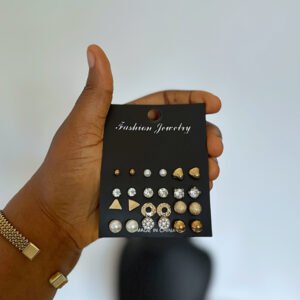 J12 stud earring set