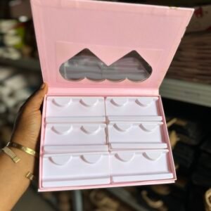 Big fancy lash box + 6 lash tray