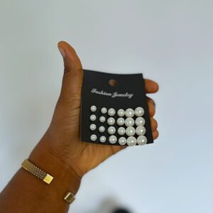 J11 pearl earring set