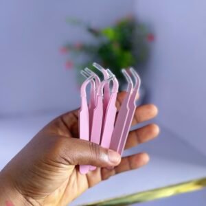 Metallic lash tweezer (1pc)