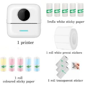 White mini printer