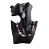 half face necklace & earring display stand