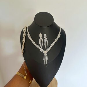 J07 heart 2-layered non tarnish necklace