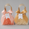 Pvc gift bag with shredded paper, ribbon and thank you note 20x20x8cm (comes as seen in the photo)