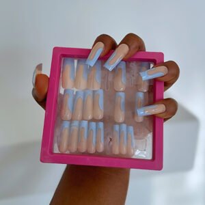 P68 (24 Press on on nail tips & installation kit)