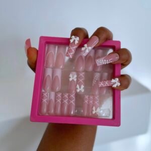 P67 (24 Press on on nail tips & installation kit)