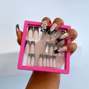 P60 (24 Press on on nail tips & installation kit)